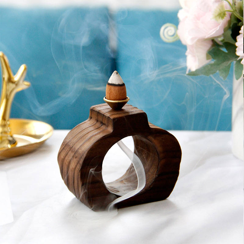 Incense Burner Color  Black Wood Incense Burner