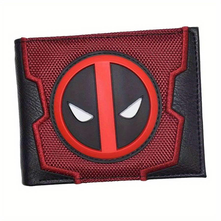 Deadpool Short Wallet Avengers Superhero Pu Coin Purse