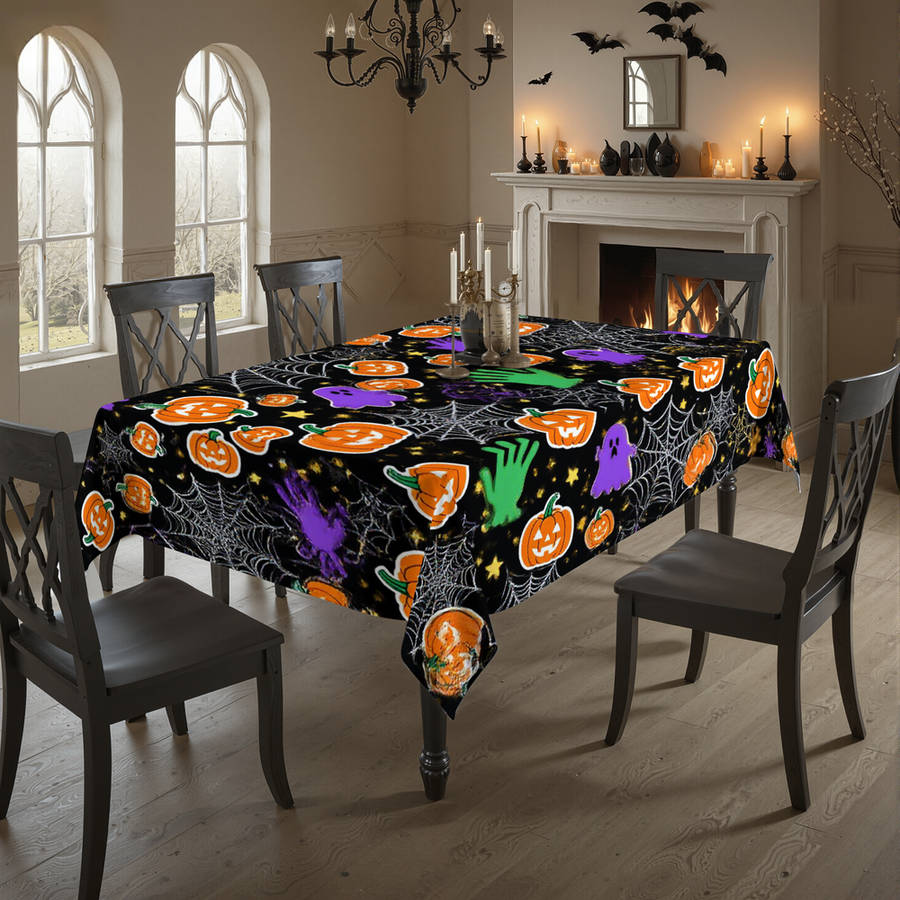 Halloween tablecloth decoration size 140 x 360cm or 55 x 141inch