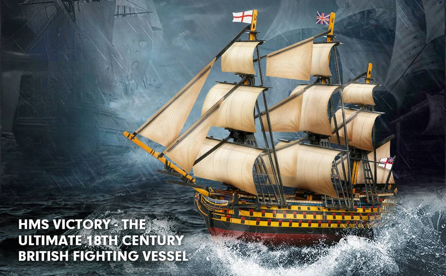 3D Jigsaw Puzzle Model Ship Items Hms Victory