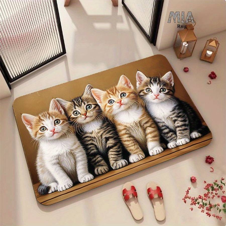 Floor Mats Color Yellow Size 23.62X35.43Inch 60Cmx90Cm