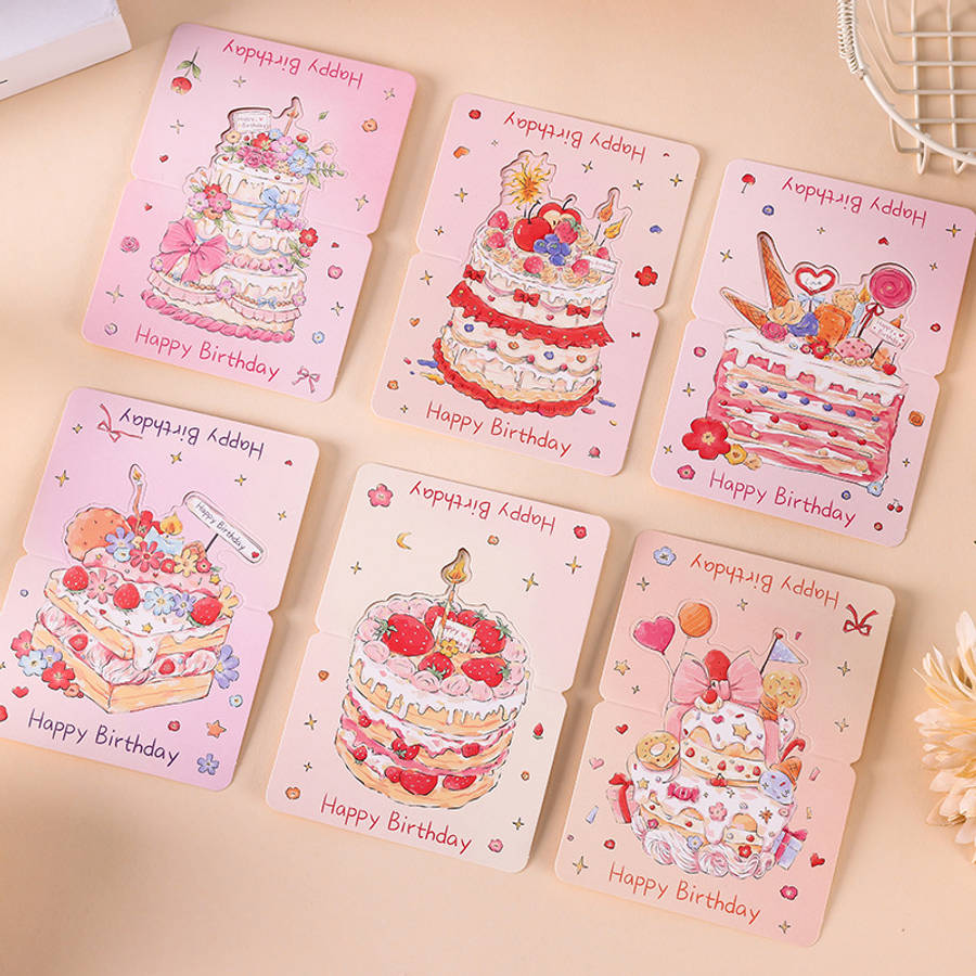 Greeting Cards Color Style5 Size 10Pcs