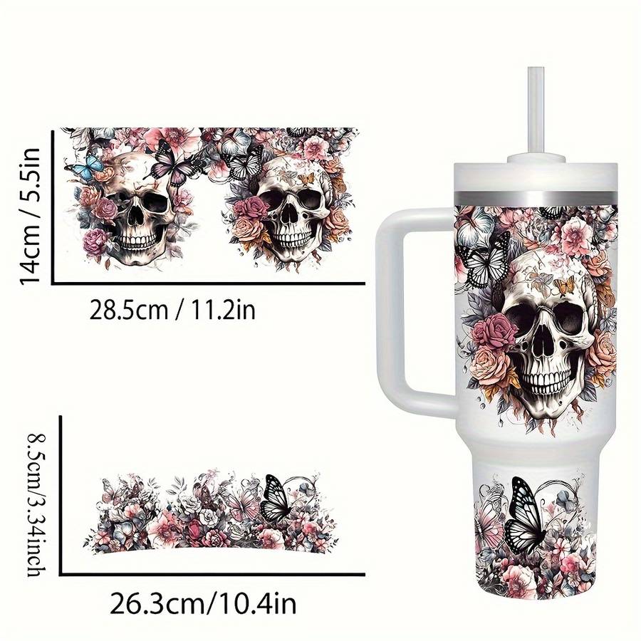 Water Cup Color Skull