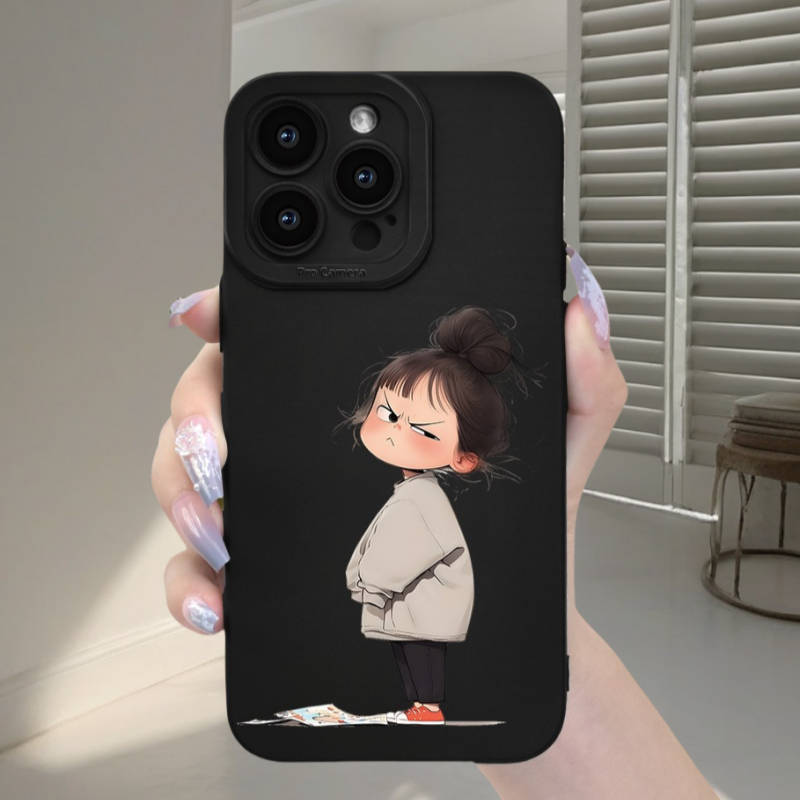 1Pc Black For iPhone Xr Phone Case Phone Cover