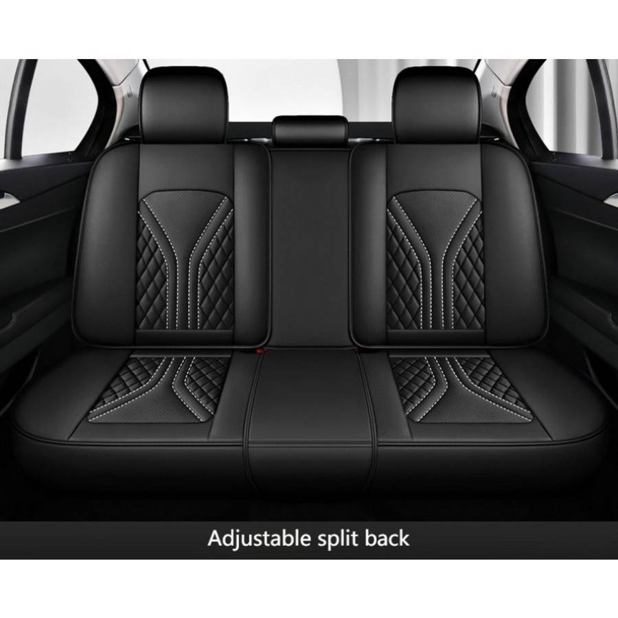 Car Seat Cushion 5Pcs Mystery Black