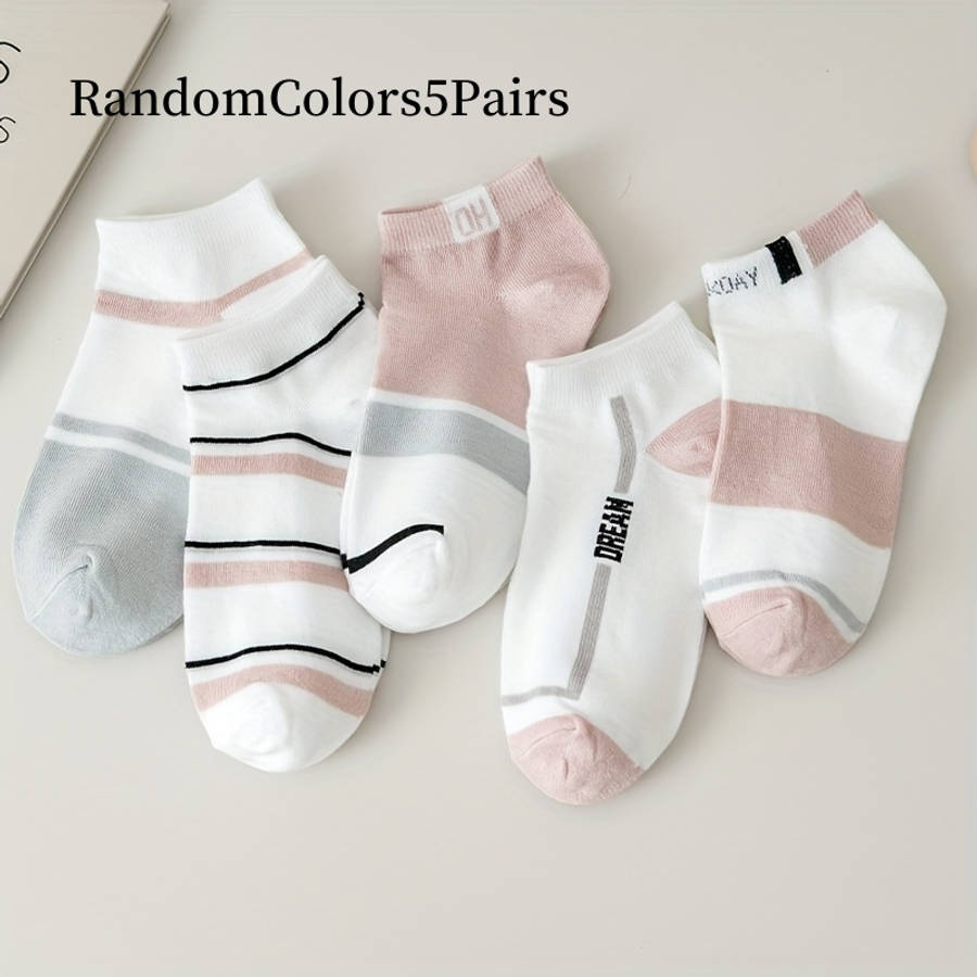 Women S Socks Color Random Color5 Pairs Size Onesize