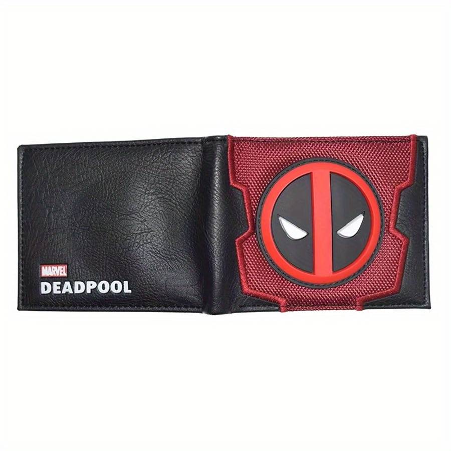 Deadpool Short Wallet Avengers Superhero Pu Coin Purse