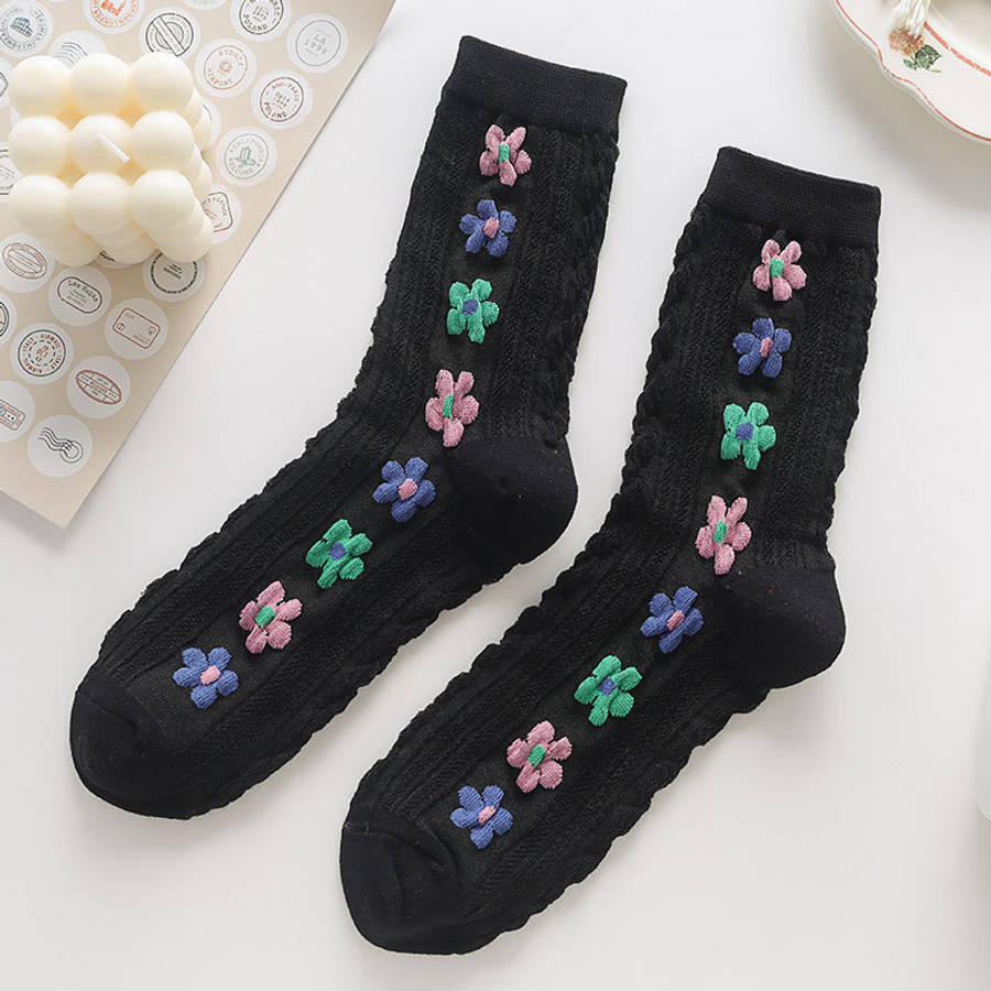 Women S Socks Color 5 Pairs To Mix And Match Size Onesize