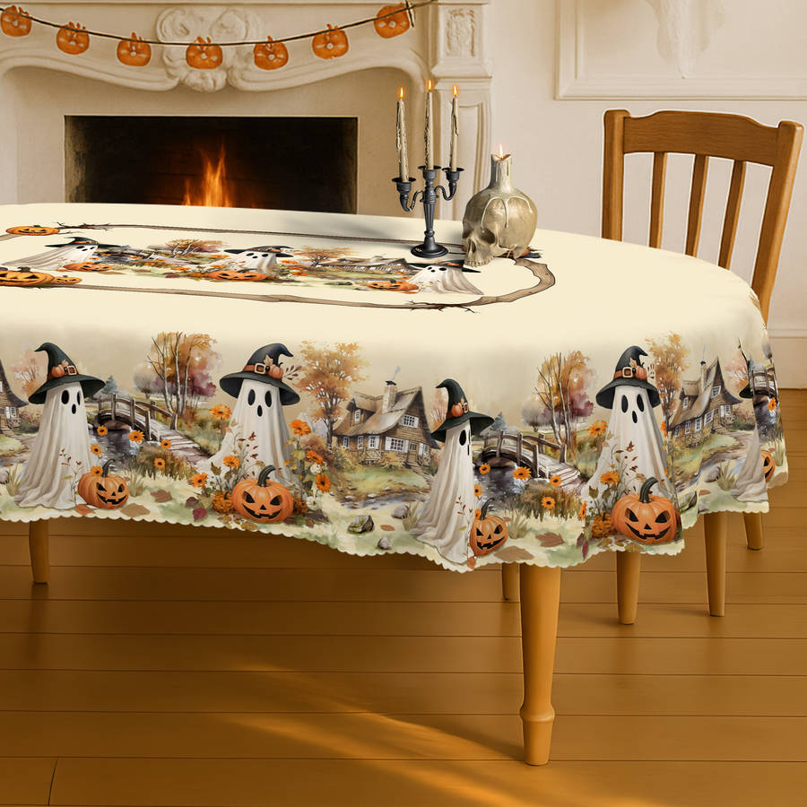 Halloween tablecloth decoration size Rectangle 6086in 152220cm