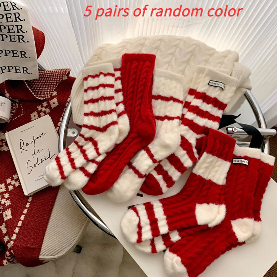 Women S Socks Color 5 Pairs To Mix And Match Size Onesize