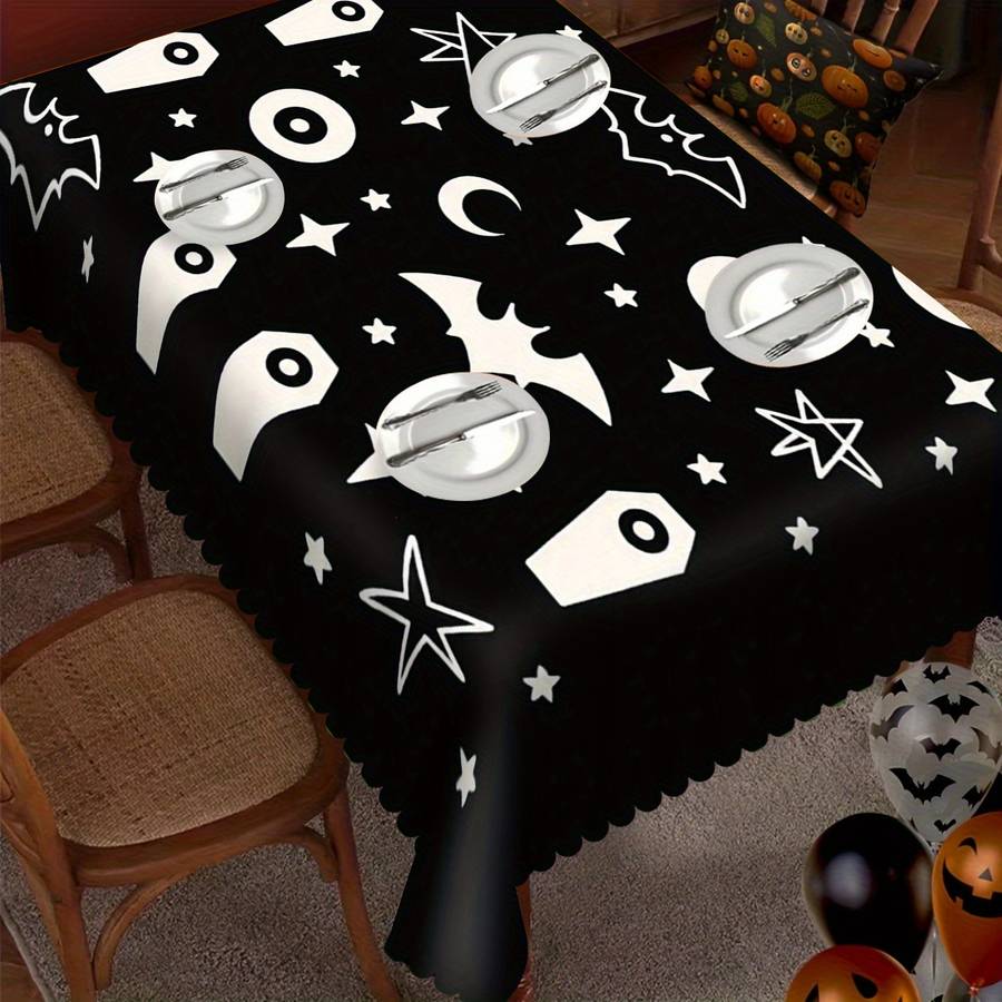 Halloween tablecloth decoration size 140cm x 180cm or rectangular