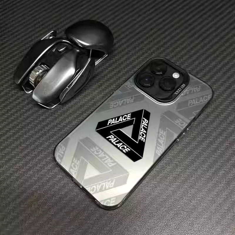 1Pc Black For iPhone 11 Pro Max Black Frame Pattern Phone Case