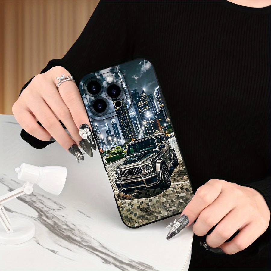 1Pc Black For iPhone 16 Pro Phone Case Phone Cover