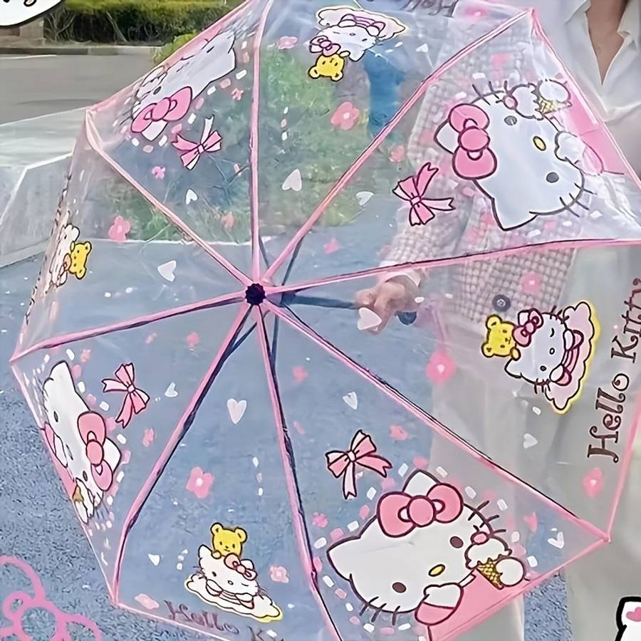 Umbrella Color Pink Hello Kitty