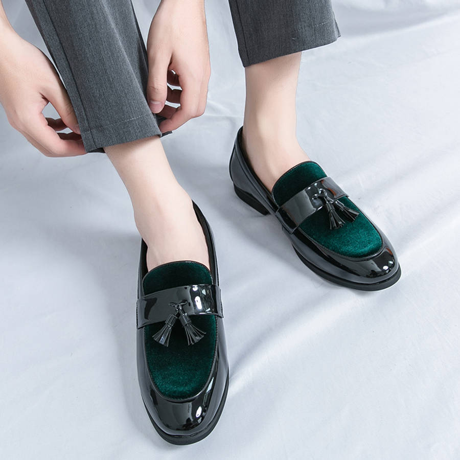 Mens Leather Shoes Color Black Sizeuk 8.5