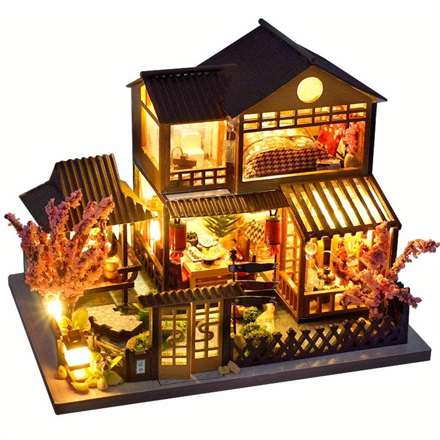 3D Building Model Puzzle Set Color Mixed Color