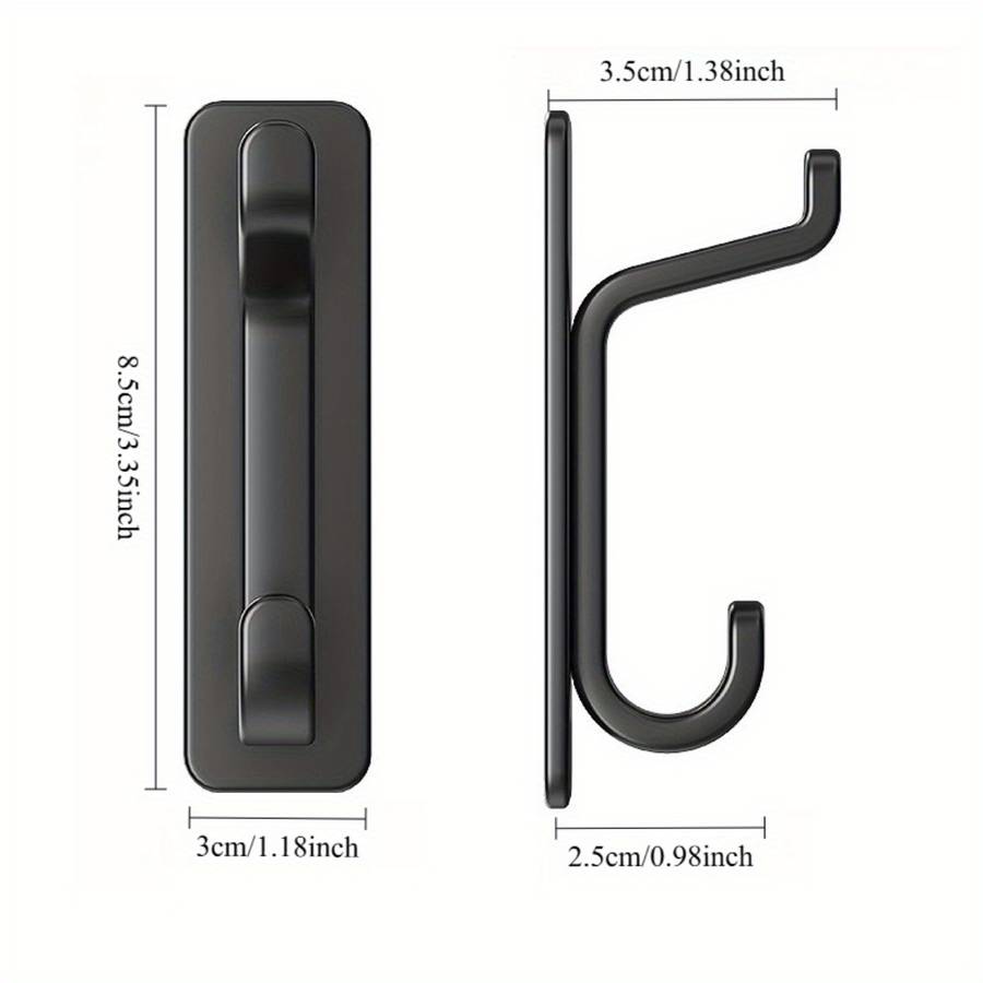 Bathroom Storage Rack Color 5Pcs Black