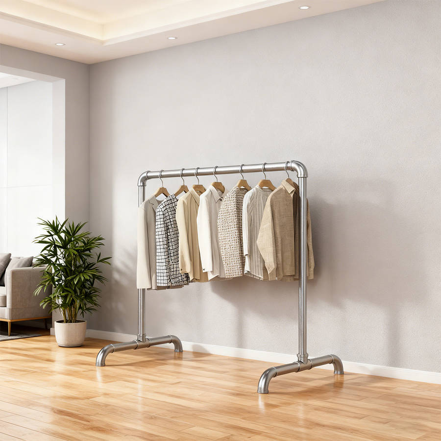 Clothes Rack Metal Coat Hanger Size 1 Meter In Length And 1.2 Meters In Height