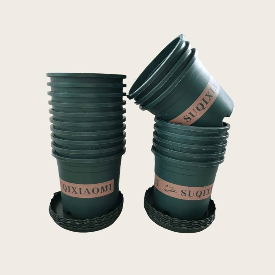 Flowerpot  5Pcscolor Green