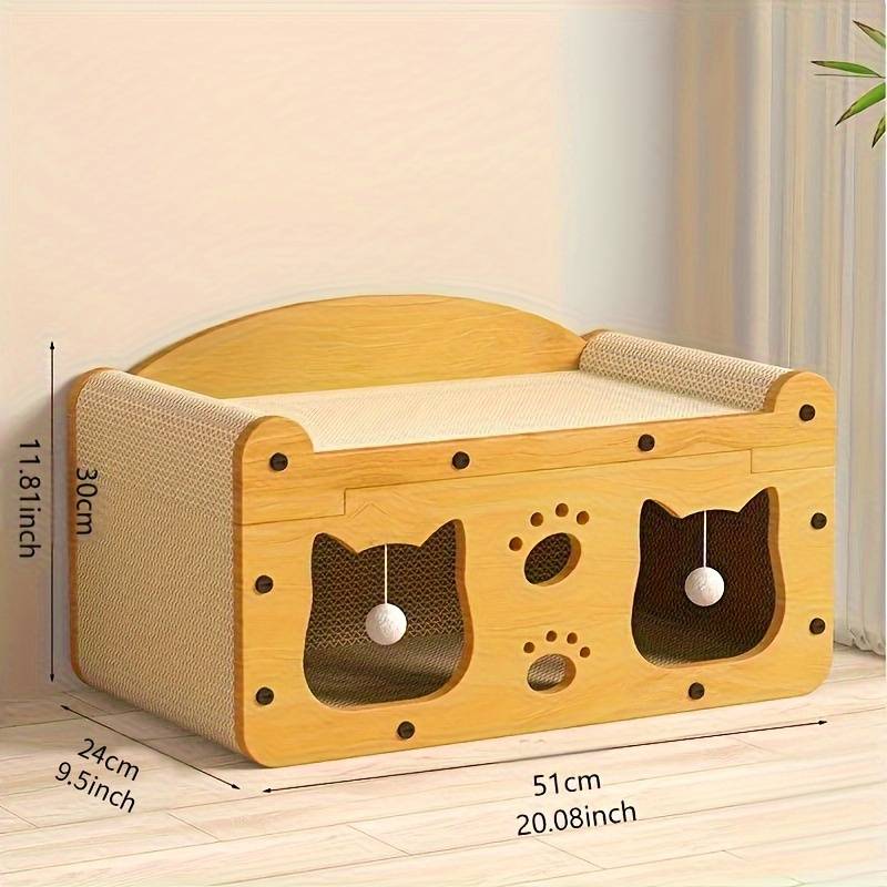 Pet supplies color Single layer cat scratching board