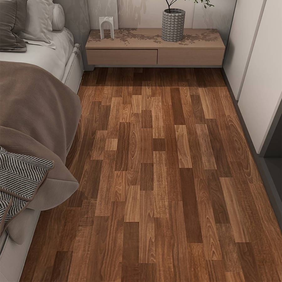 Self Adhesive Floor Stickers Parquet Walnut 40Cm*100Cm