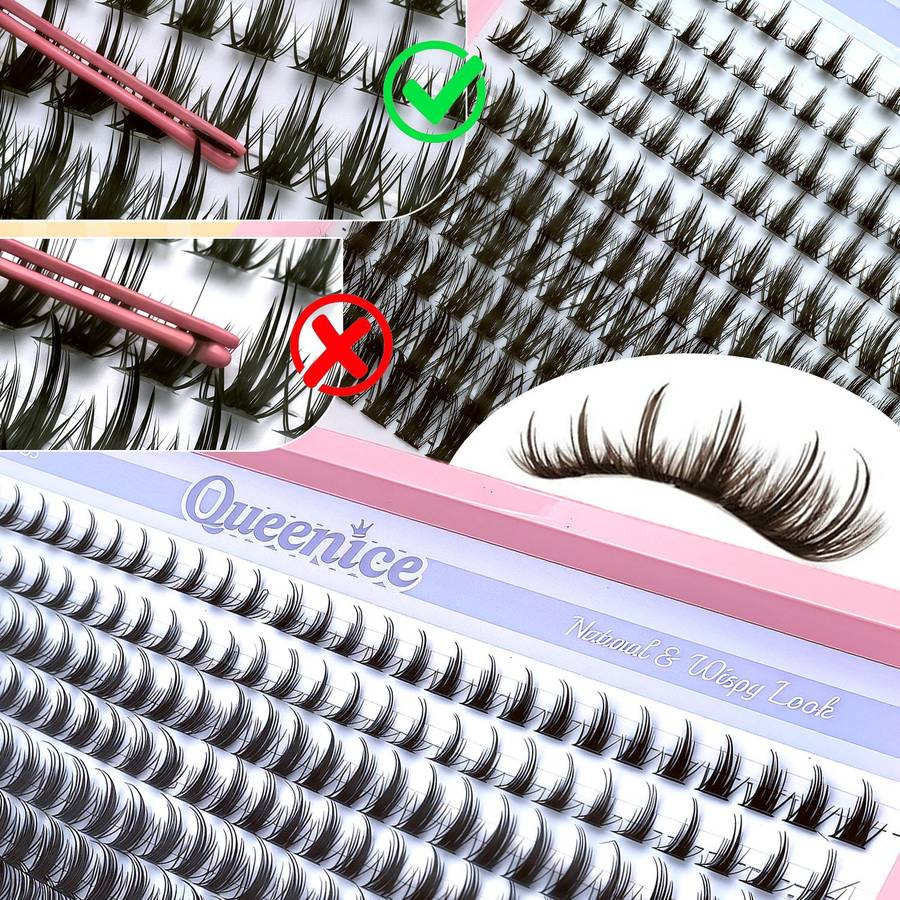 False Eyelashes Model Style F Fairy Lash Clusters