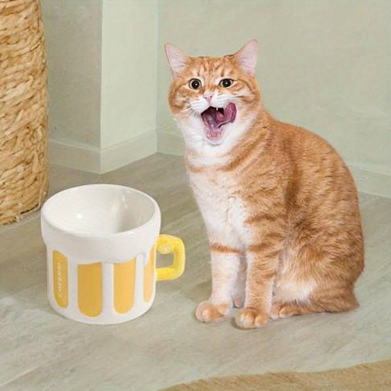 Pet Supplies Style Ceramic Beer Bowl