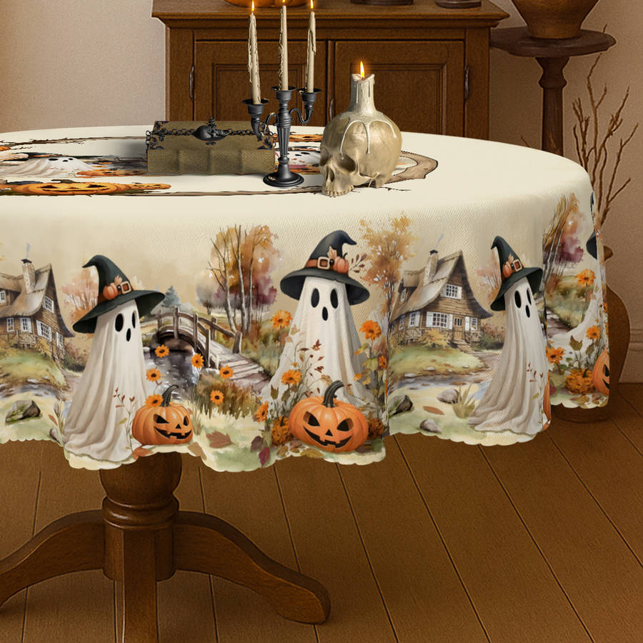 Halloween tablecloth decoration size Rectangle 6086in 152220cm
