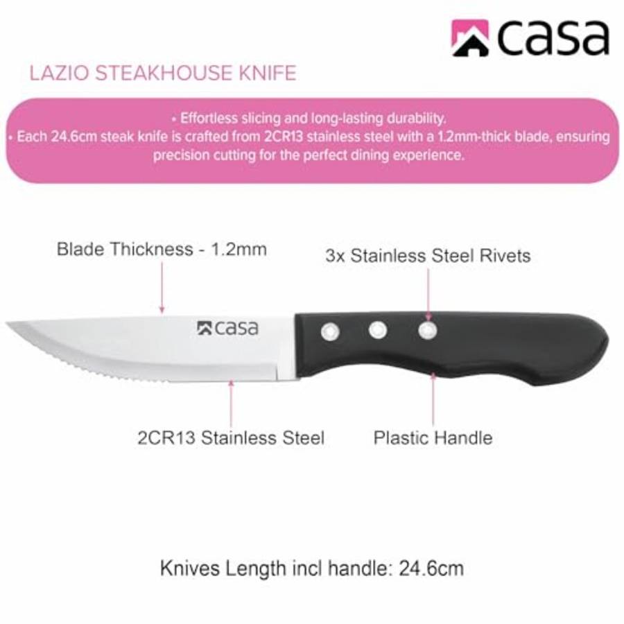 Kitchen Knives Color Black