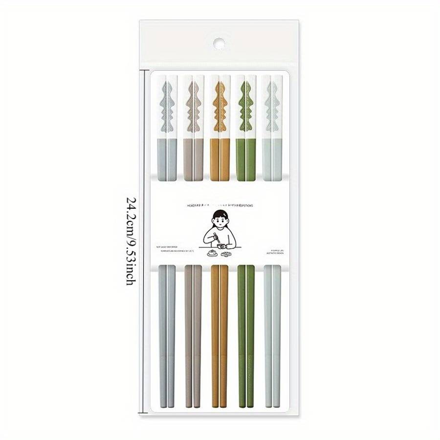 Chopsticks Color 5 Pairs Of Fivecolor Mixed Packs