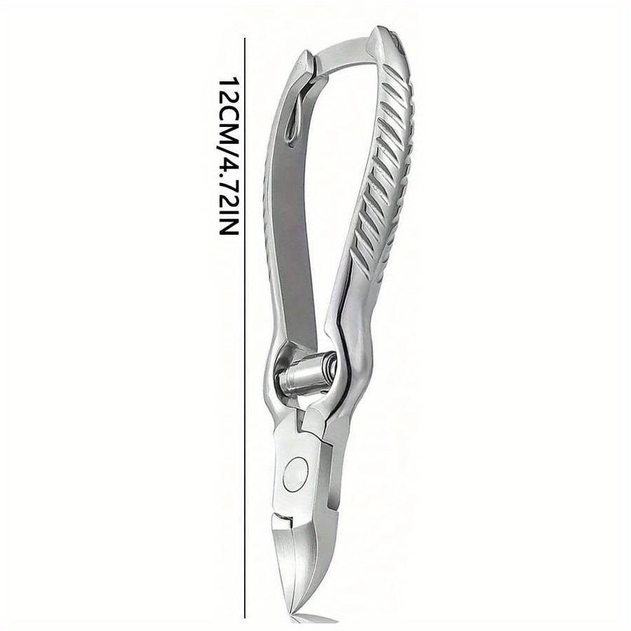 1pc Professional Thick Nail Clipper Set for Seniors Stainless Steel Odorless Toenail Care Ki