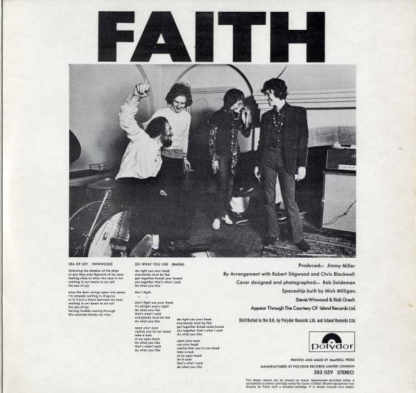 Blind Faith, Blind Faith- Vinyl LP - 1st UK Pressing