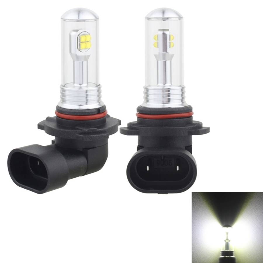 2 PCS 9005 40W 800 LM 6000K 8 LEDs Car Fog Lights, DC 12V(White Light)