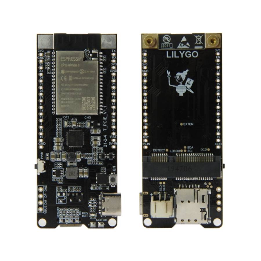 TTGO T-PCIE ESP32-WROVER-B AXP192 Chip WiFi Bluetooth Nano Card SIM Series Module 16MB Hardware Co