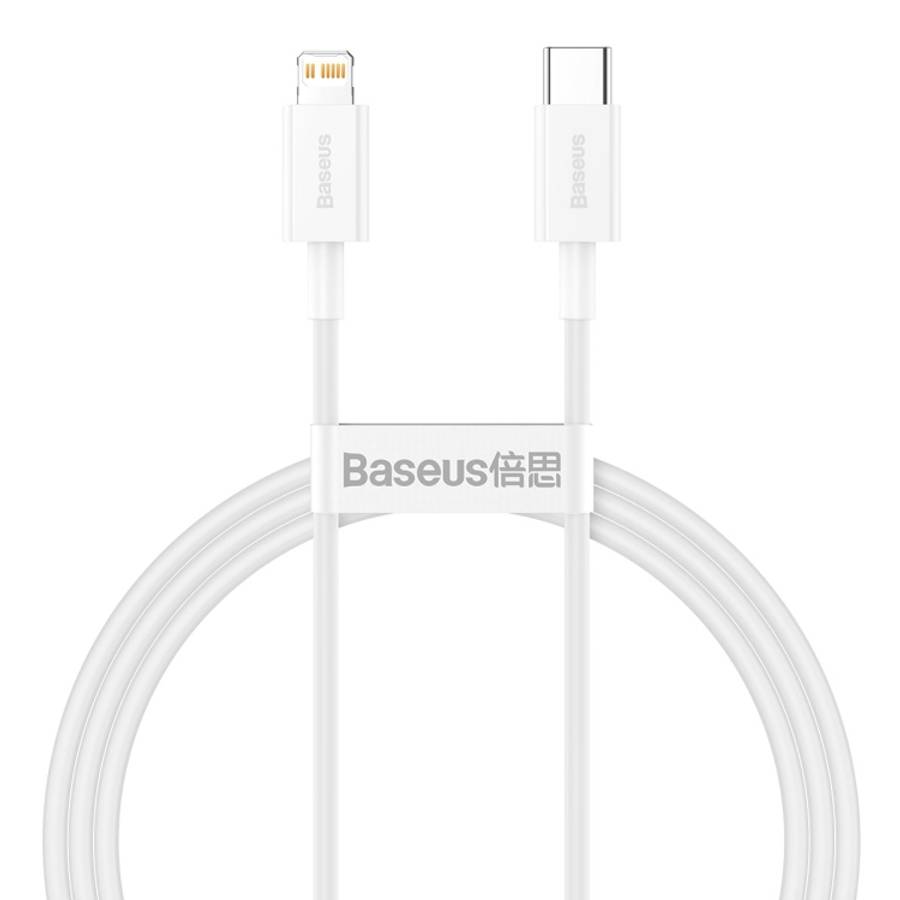 Baseus Superior Series CATLYS-A02 PD 20W USB-C / Type-C to 8 Pin Interface Fast Chargi ... (White)