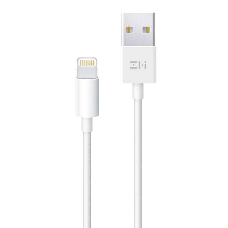 Original Xiaomi Youpin ZMI 8Pin Charging + Transmission MFi Certified Data Cable, Leng ... (White)