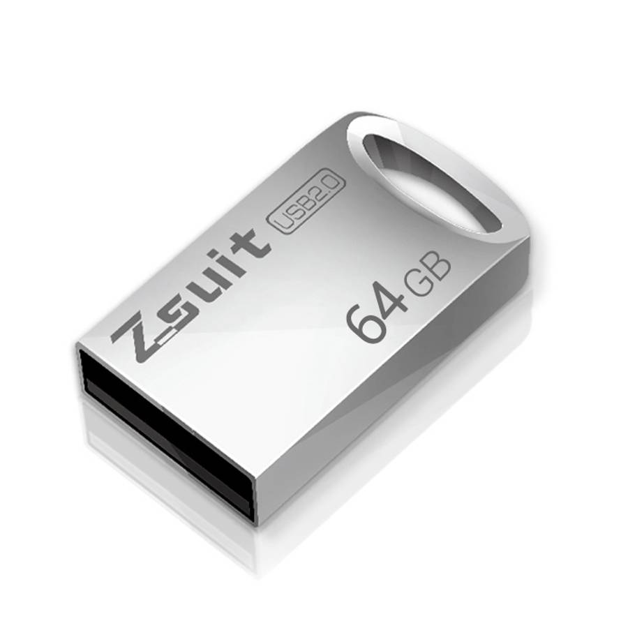 Zsuit 64GB USB 2.0 Mini Metal Ring Shape USB Flash Disk