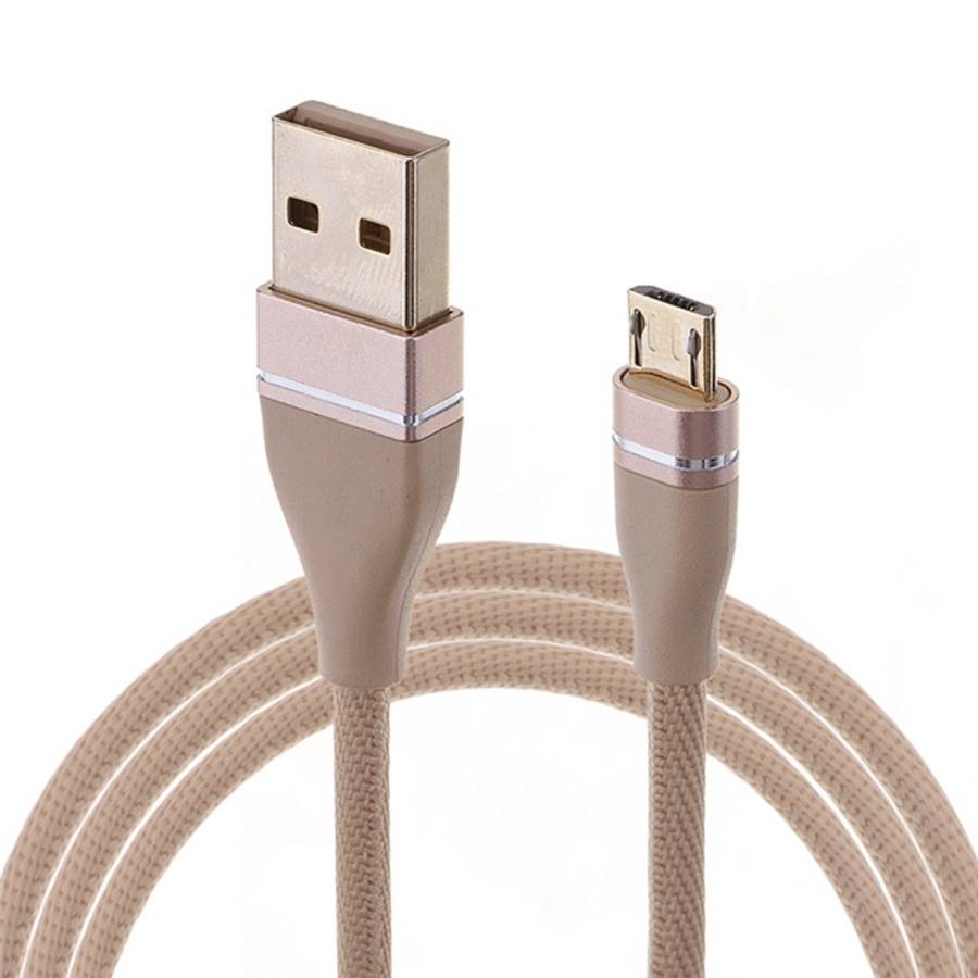 Nylon Weave Style USB to Micro USB Data Sync Charging Cable, Cable Length: 1m