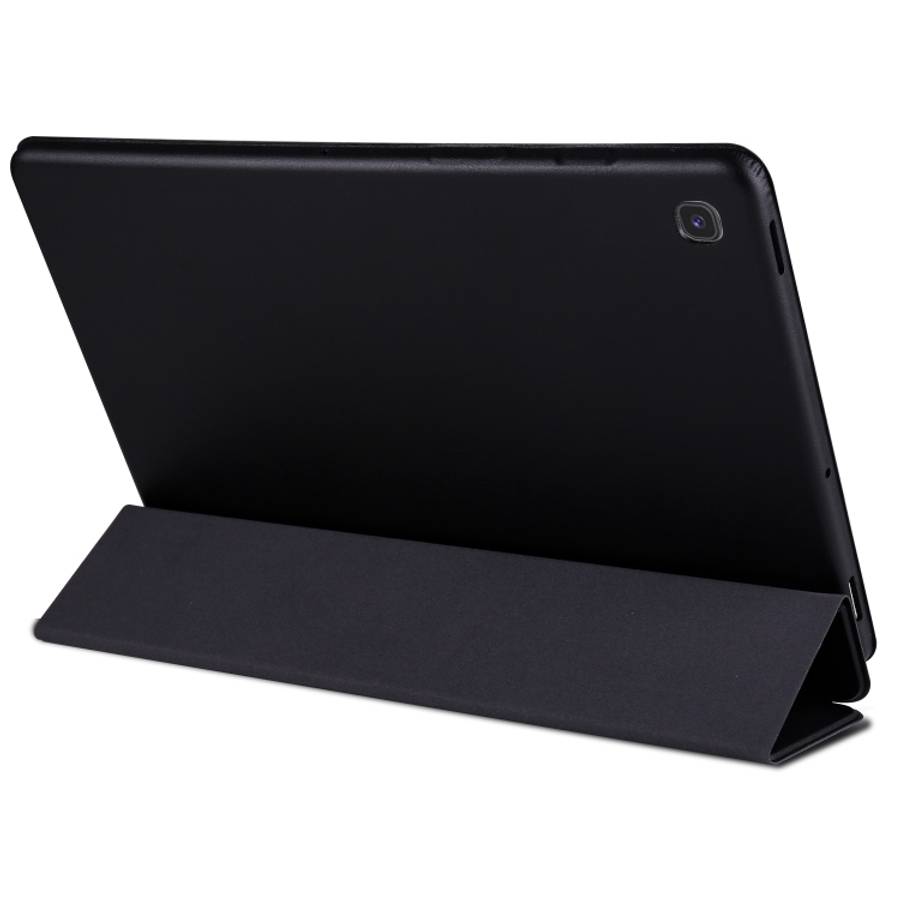 Cowhide Texture Horizontal Flip Leather Case for Galaxy Tab S5E 10.5 T720 / T725, with ... (Black)
