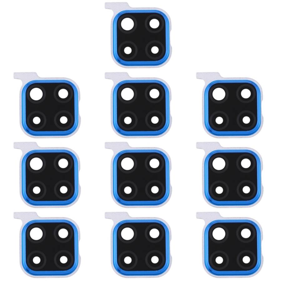 For Huawei Nova 5i Pro 10pcs Camera Lens Cover (Blue)