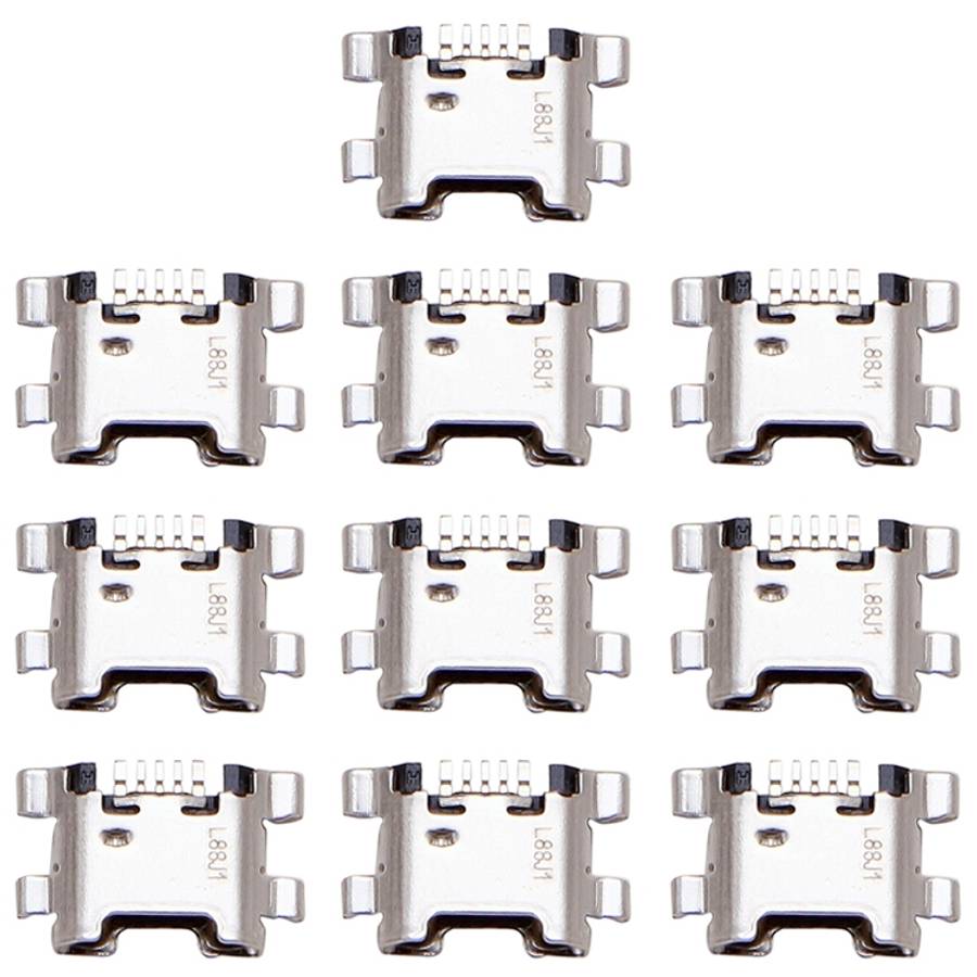 10 PCS Charging Port Connector for Huawei Y6 Pro (2019)