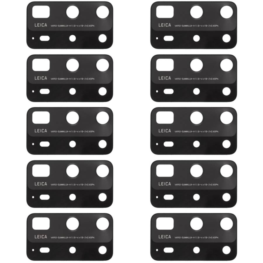 For Huawei P40 Pro+ 10pcs Back Camera Lens