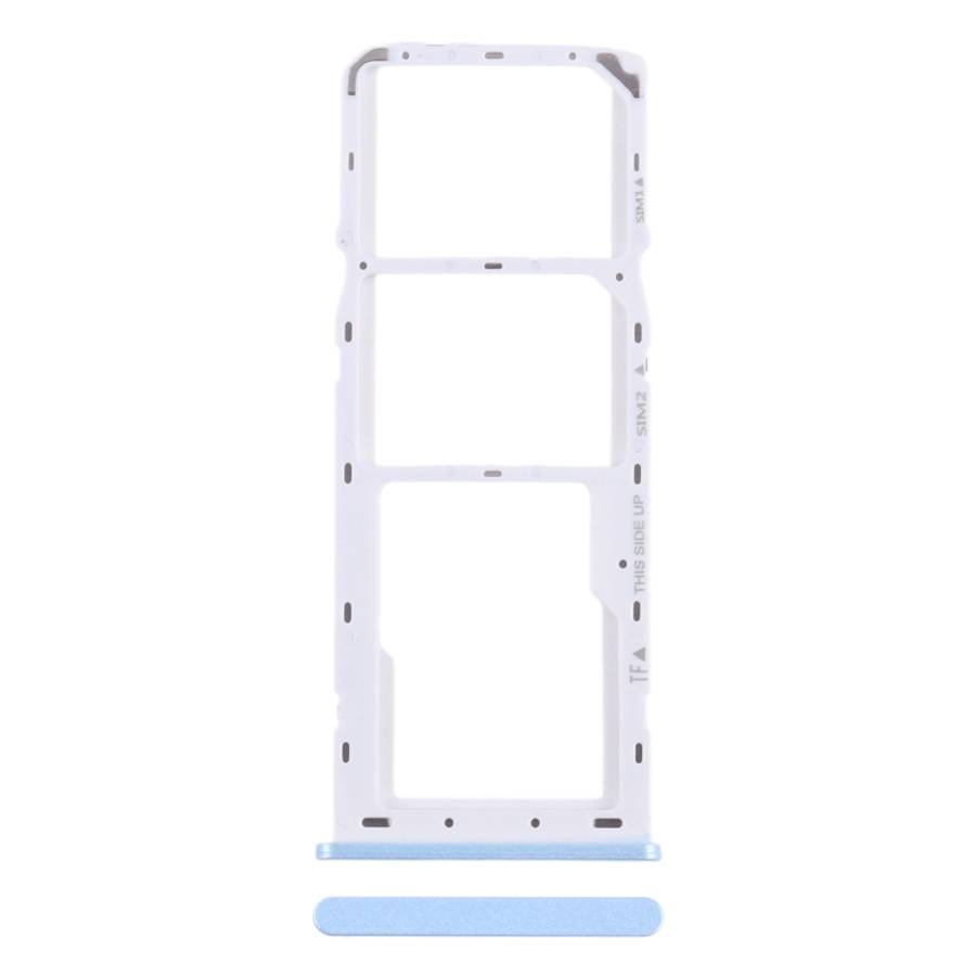 For TCL 30 SE / 30E / 305 / 306 Original SIM Card Tray + SIM Card Tray + Micro SD ... (Baby Blue)
