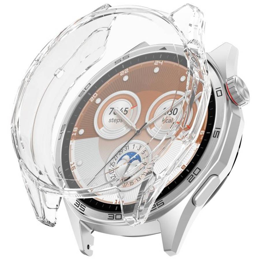 For Huawei Watch GT6 46mm Electroplated TPU Full Coverage Watch Protective Cover(Transparent)