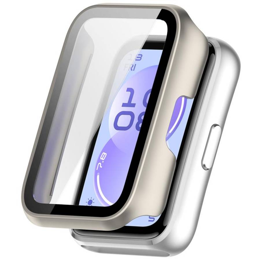 For Huawei Band 11 / 11 NFC Tempered Film Integrated PC Watch Protective Case(Matte Starlight)