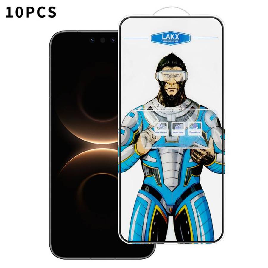 For Huawei Mate 80 / Mate 80 Pro 10pcs Blue Gorilla Anti-fingerprint Anti-static Silk Screen HD El