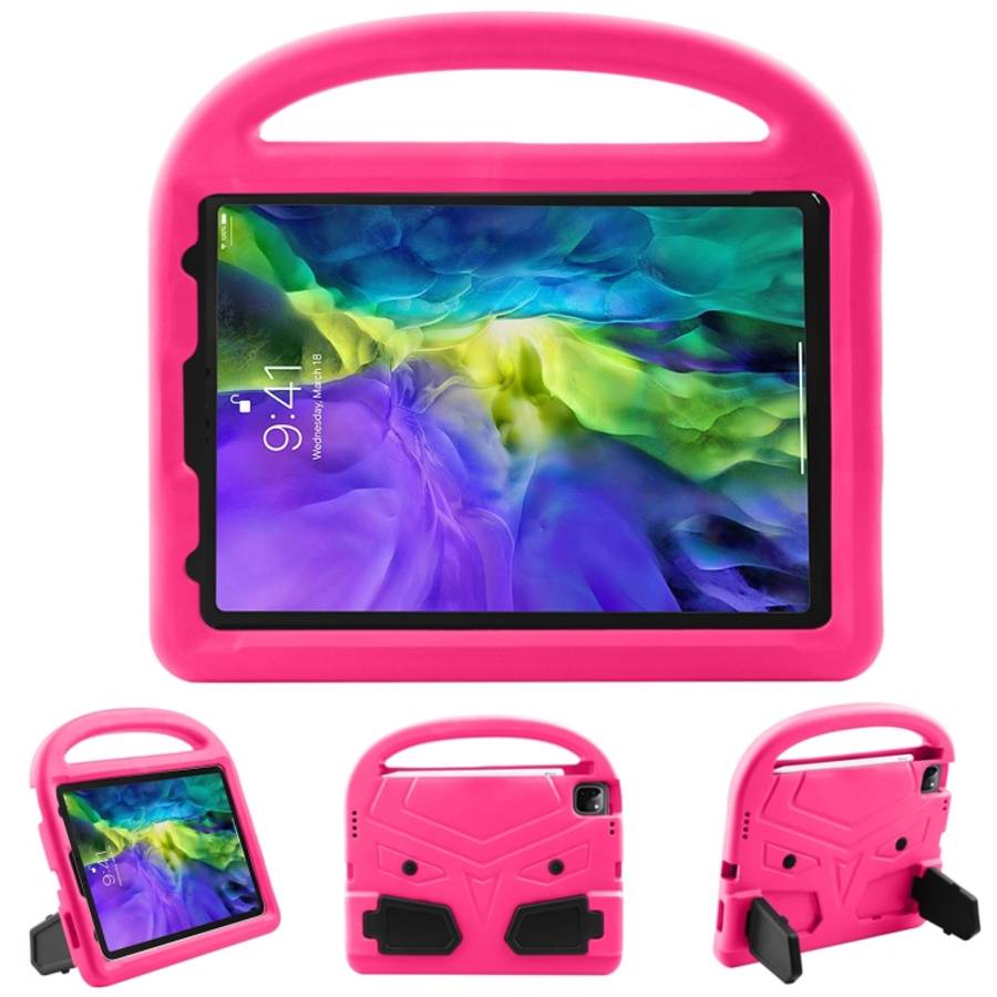 For iPad Pro 11 (2020) Sparrow Style EVA Children's flat Plate Fall Protection Tabl ... (Rose Red)