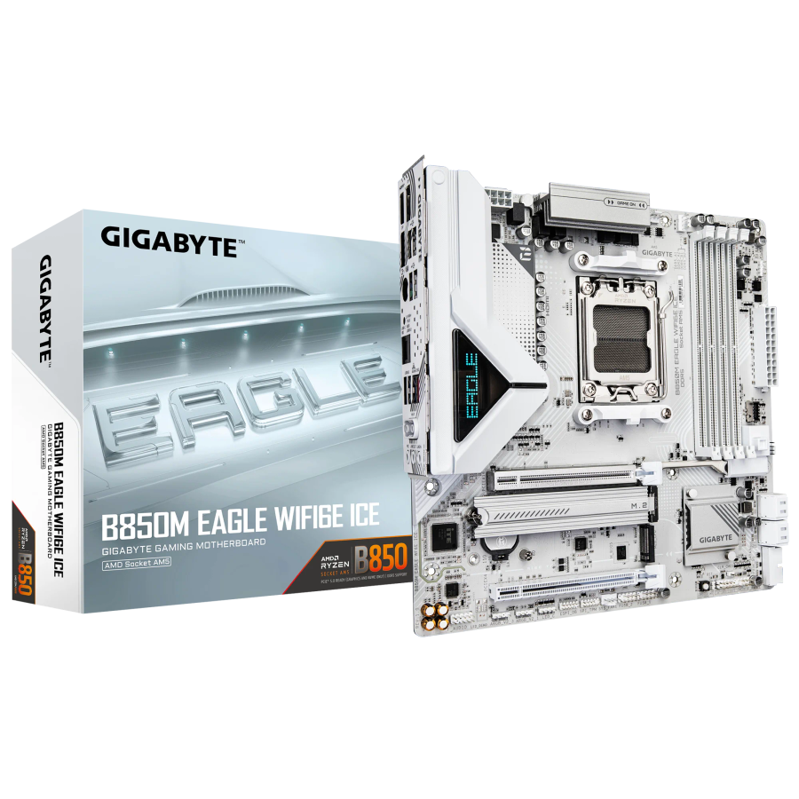 Gb B850M Eagle White(ice)+Wifi