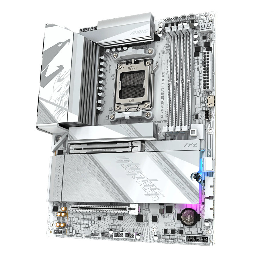 X870 AorusElite X3d Wi/ice+W