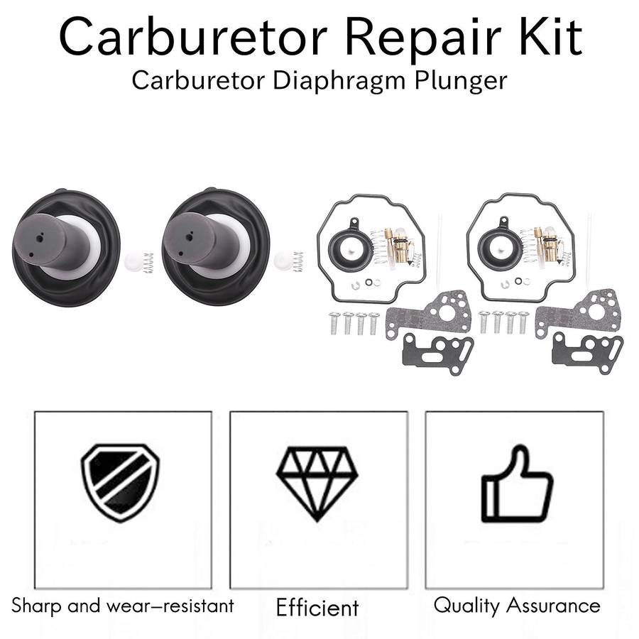 Carburetor Repair Kit for Yamaha Virago Xv535 Plunger Diaphragm
